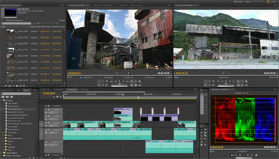 Premiere Pro skjermbilde
